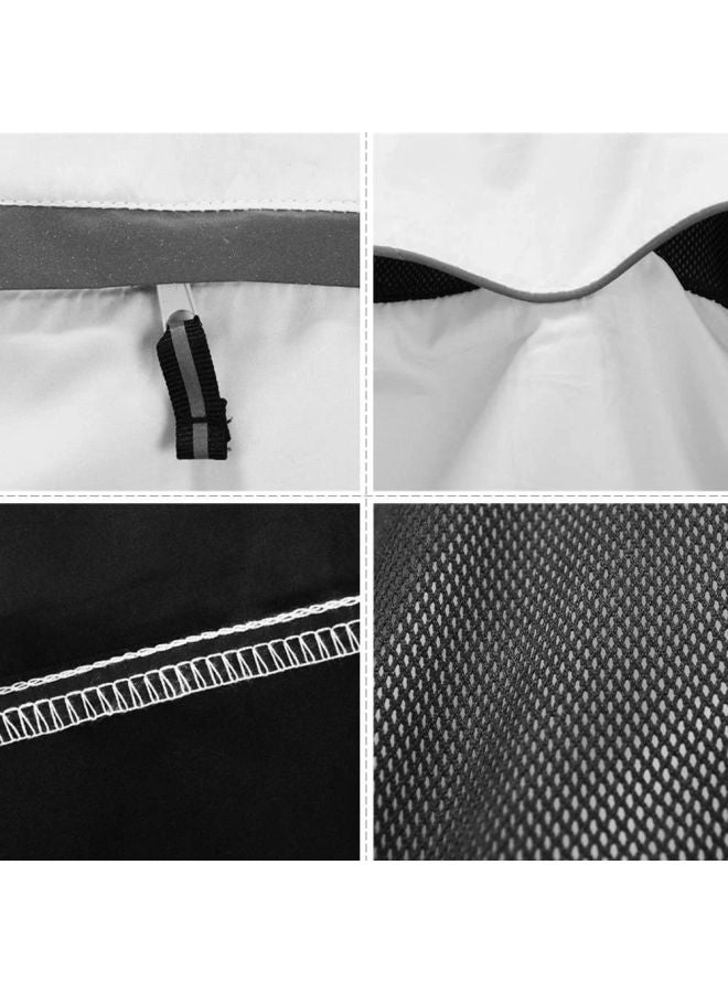Long Sleeves Riding Jacket White - Image 4