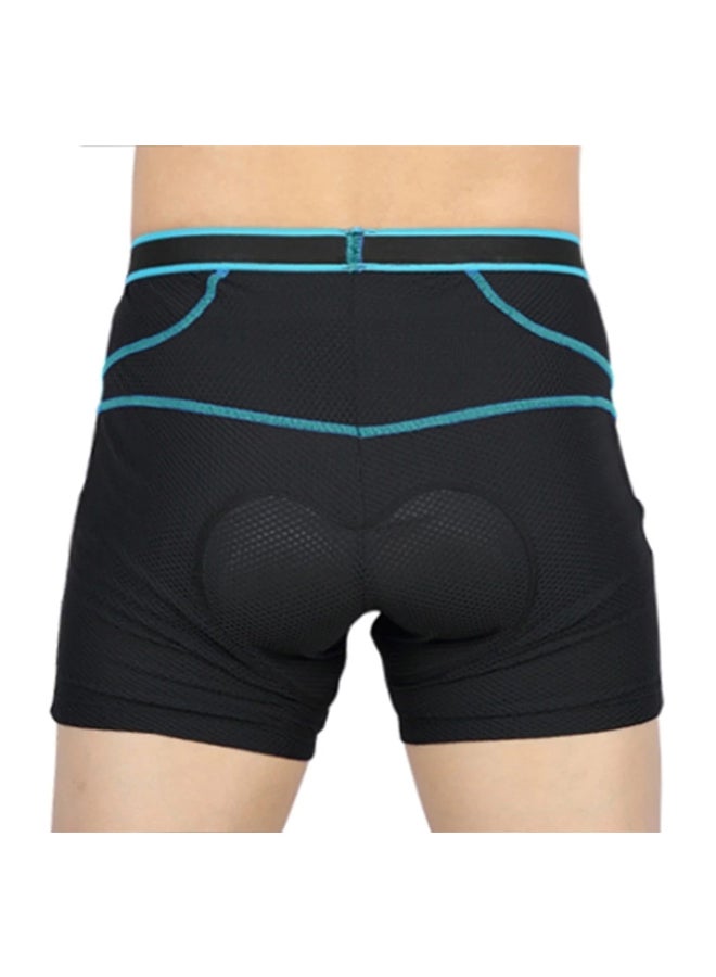 Breathable Cycling Shorts Pants Black/Blue  - Image 2