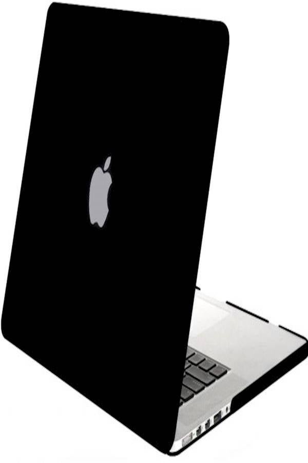 Generic RuberbizedHard Case Cover For Apple Macbook Pro 13 Inch With Retina Display Black  - Image 2
