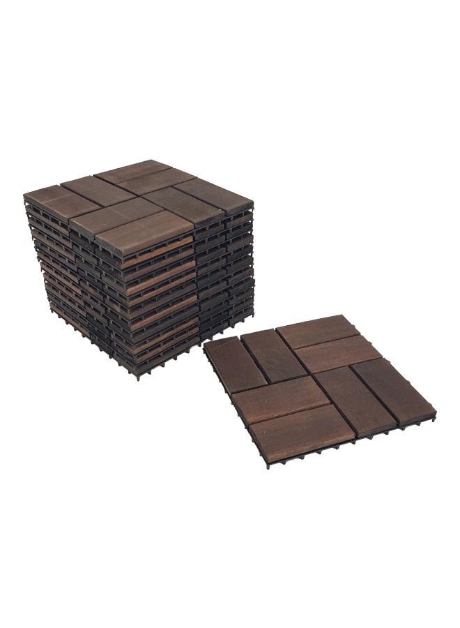 Family Ship - Wooden Floor Tiles Dark Brown - Image 1