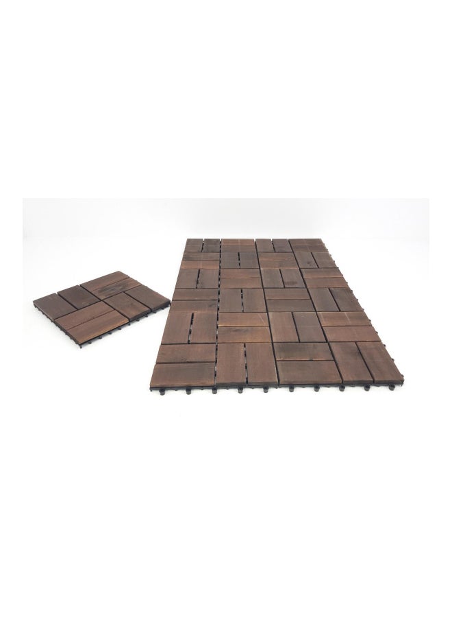 Family Ship - Wooden Floor Tiles Dark Brown - Image 1