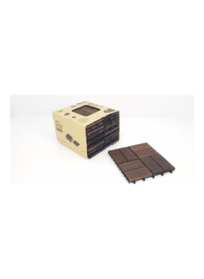 Family Ship - Wooden Floor Tiles Dark Brown - Image 1