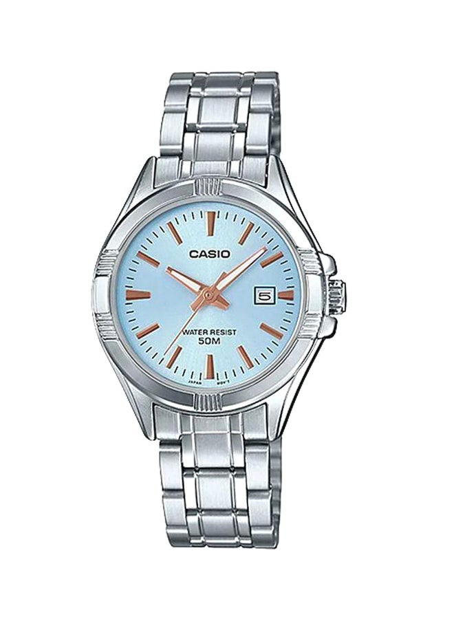 CASIO Women's Enticer Quartz Analog Watch LTP-1308D-2AVDF - 21 mm - Silver  - Image 1