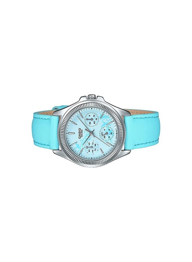 CASIO Women's Enticer Chronograph Watch LTP-2088L-2AVDF - 33 mm - Blue - Image 2