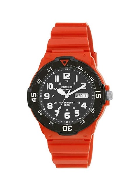 Men's Water Resistant Analog Watch MRW-200HC-4BVDF - 45 mm - Orange