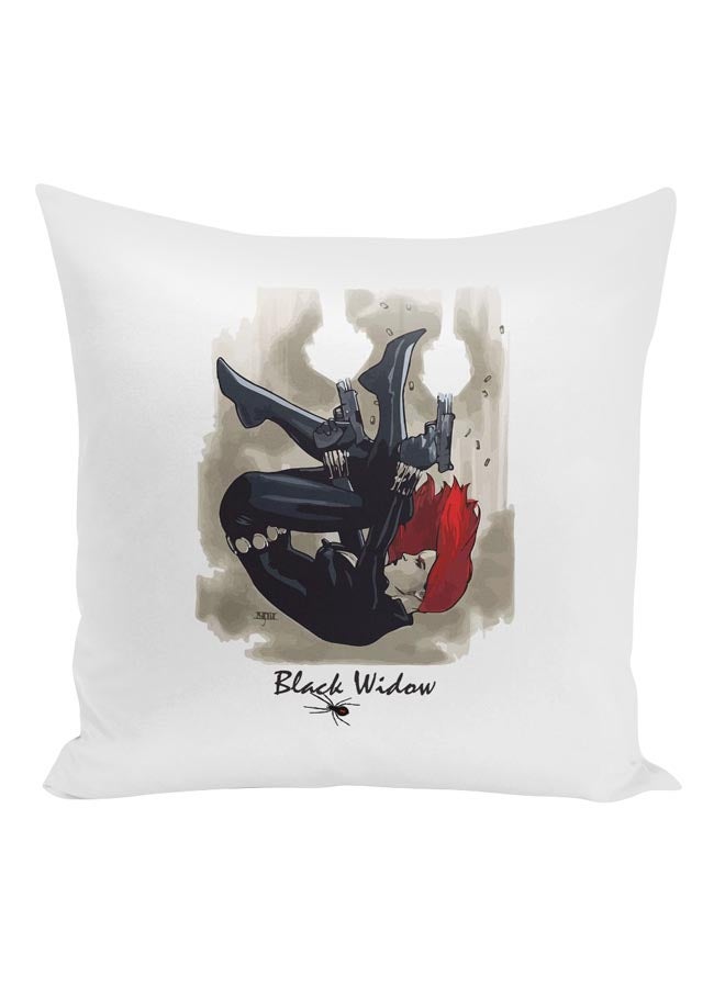 Avengers Themed Throw Pillow White/Grey/Black 16x16inch - Image 1