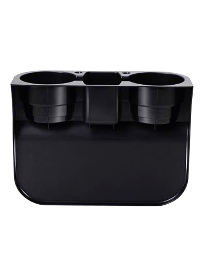 Car 2 Cup Holder Seat Cup Holder Portable Multifunction Vehicle Seat Cup Holder - Black
