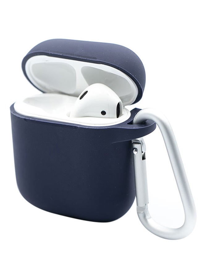 حافظة حماية من السيليكون السائل لـ Apple AirPods أزرق