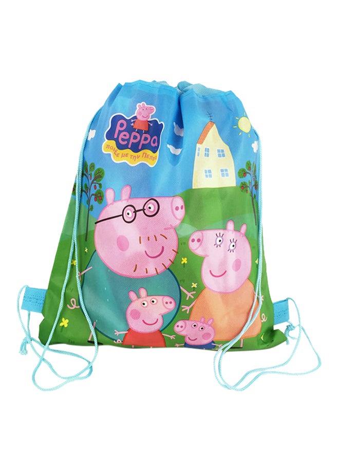 Sharpdo Children Peppa Pig Drawstring Backpack Bag  - Image 1