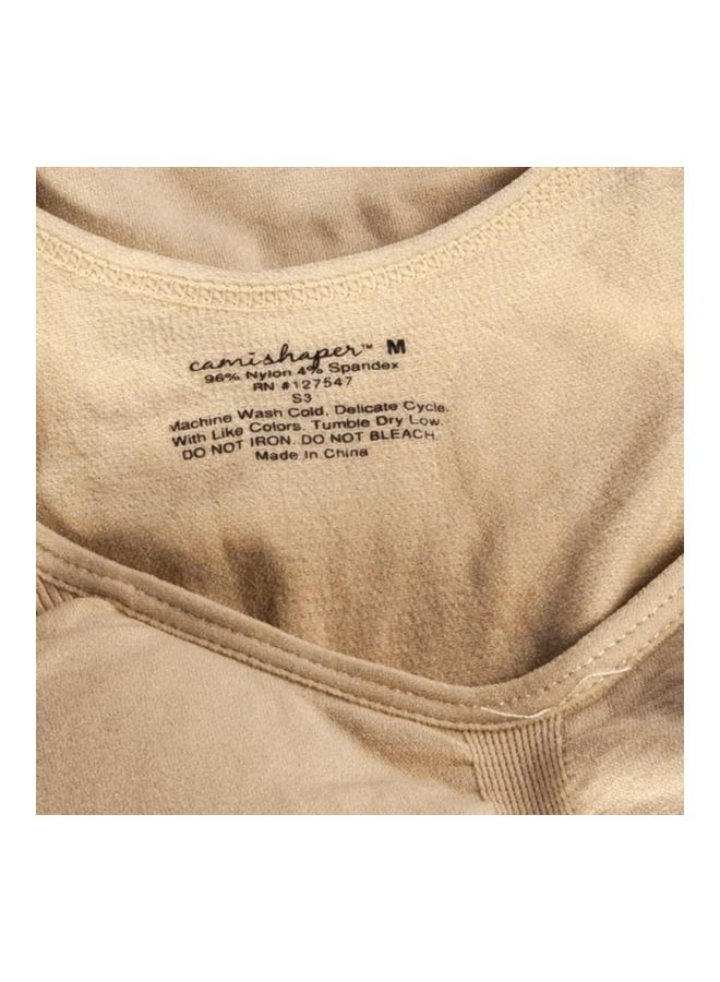 Sleeveless Shapewear Corset Camel  - Image 2