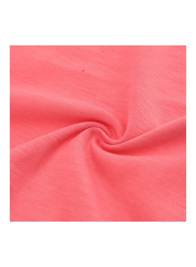 تونيك بحافة غير منتظمة وردي - Image 5