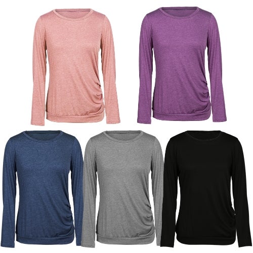 Long Sleeves T-Shirt Purple  - Image 5