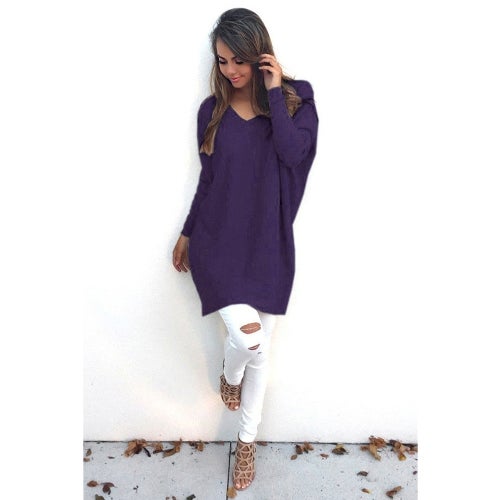 V-Neck Pullover Purple  - Image 5
