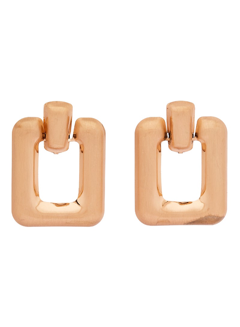 YUEJIN Oversized Square Earrings - Image 1