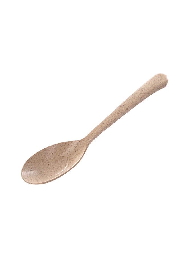 JOYHM Portable Wheat Straw Spoon Brown