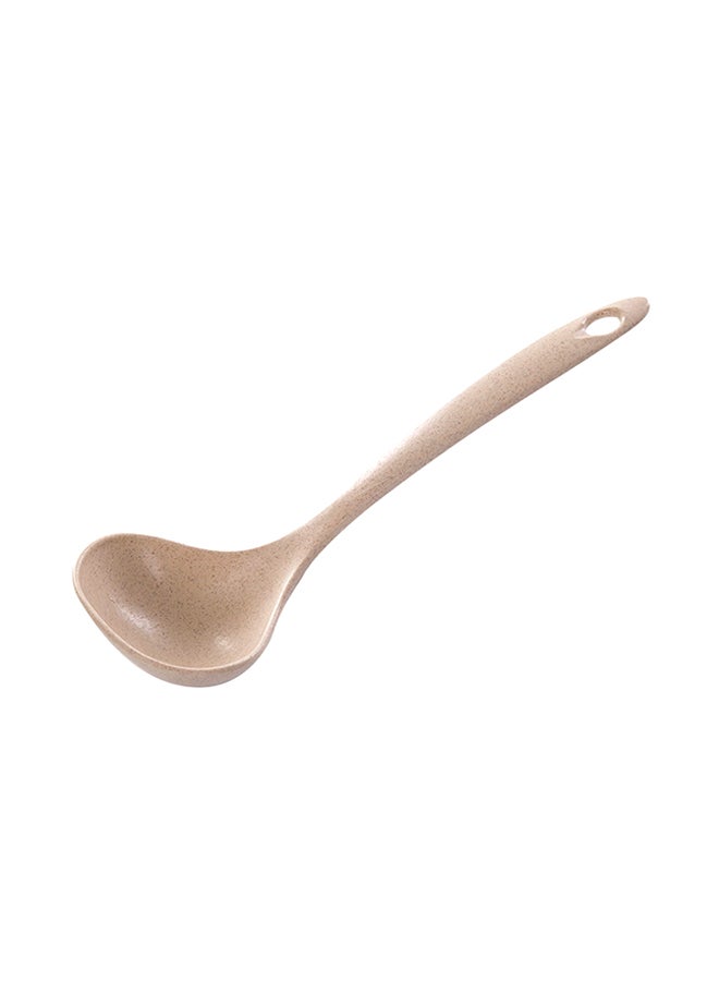 JOYHM Wheat Straw Spoon With Long Handle Brown