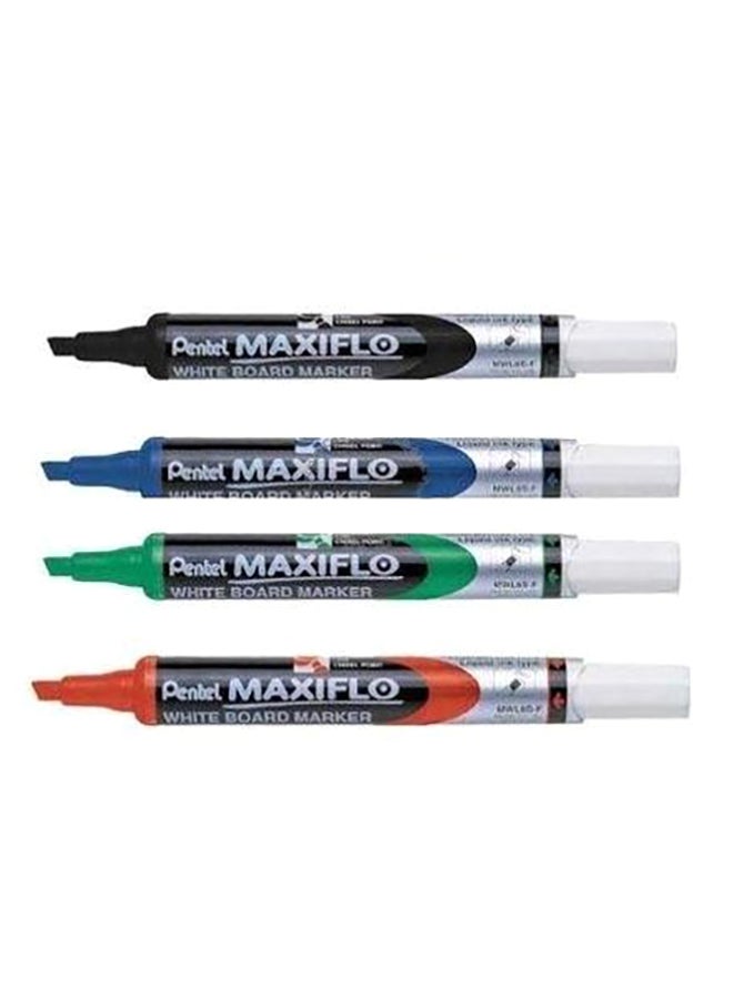 Pentel Packet of White Board Slim Marker by Pentel , 4 Pieces , PE-MWL6S-04 