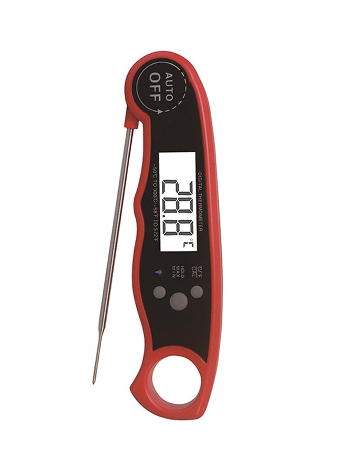 Smart Electronic Waterproof Food Meat Thermometer Foldable Probe Kitchen Tool Red