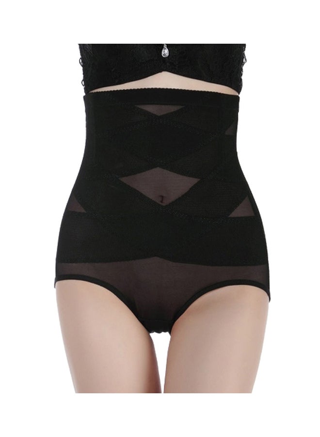 High Waist Seamless Shapewear Black - Image 1
