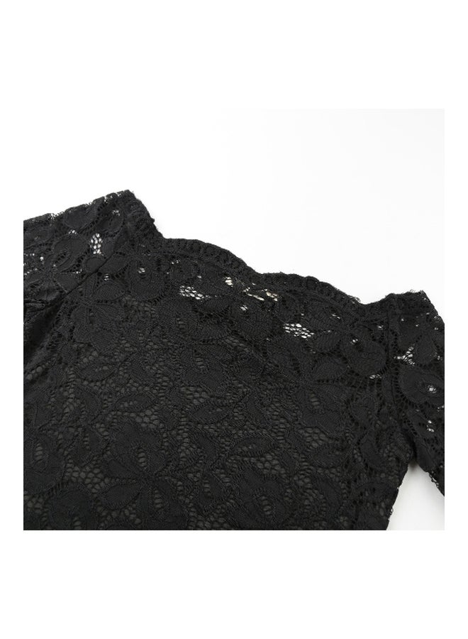 Off Shoulder Blouse Black  - Image 5