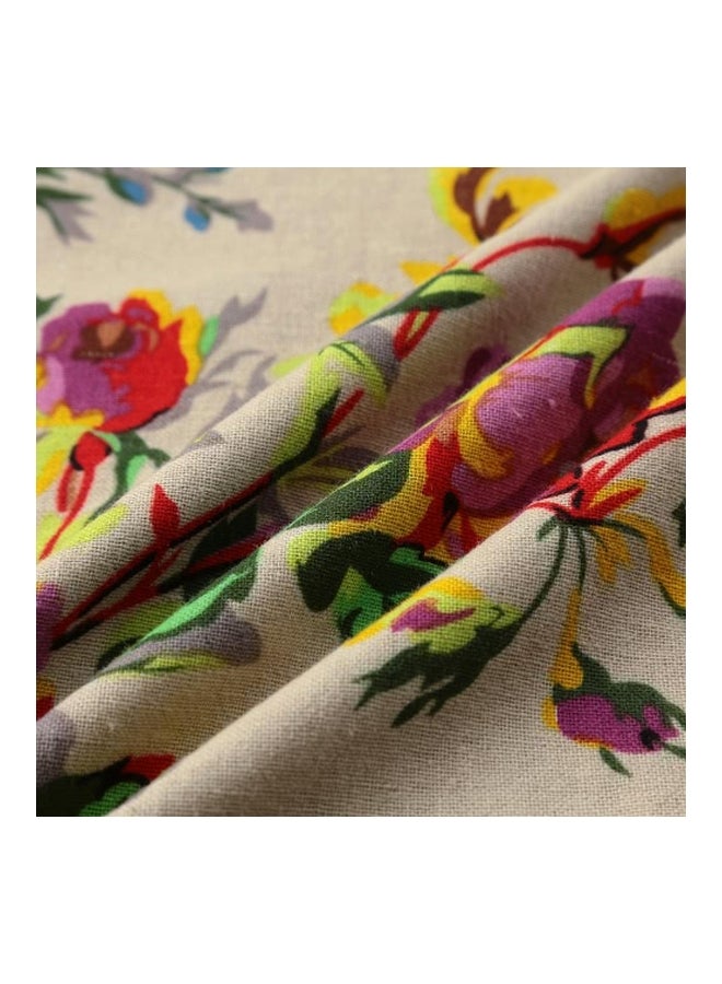Long Sleeves Floral Dress Grey - Image 4