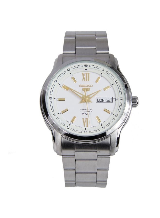 سيكو ساعة عقارب مقاومة للماء بسوار من الستانلس ستيل طراز SNKP15J1 للرجال - Image 1