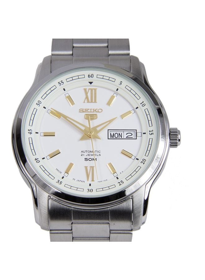 سيكو ساعة عقارب مقاومة للماء بسوار من الستانلس ستيل طراز SNKP15J1 للرجال - Image 2