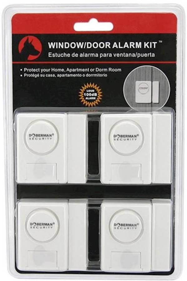 4-Piece Window And Door Alarm White 200grams - Image 4