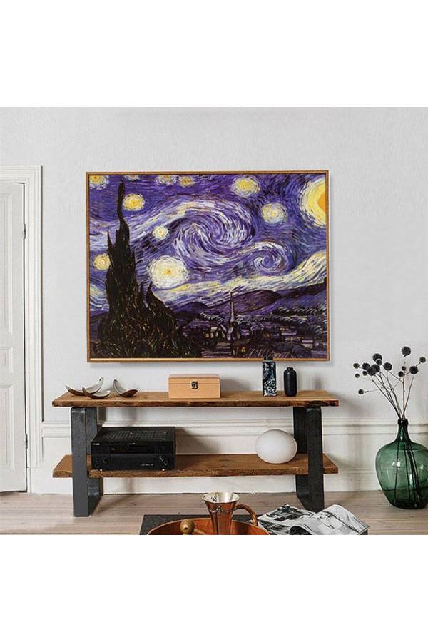 1000-Piece Vincent Van Gogh The Starry Night Jigsaw Puzzle Set