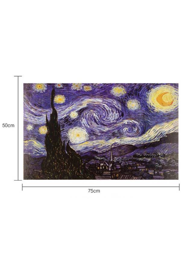 1000-Piece Vincent Van Gogh The Starry Night Jigsaw Puzzle Set