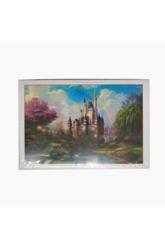 Generic 1000-Piece The Cinderella Castle Thomas Kinkade Puzzle Set 