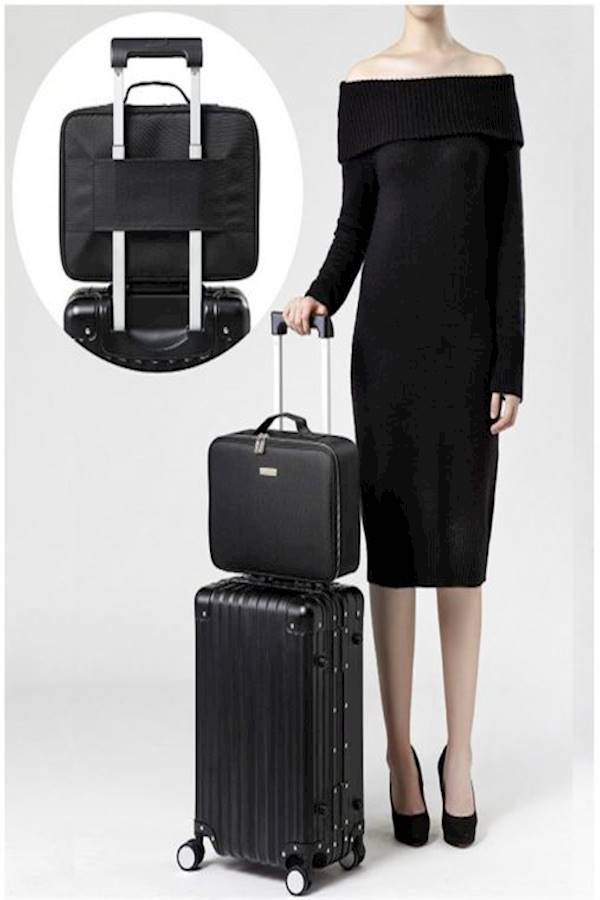 Makeup Bag Organizer Black - Image 5