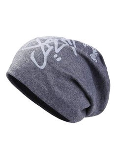 Generic Cotton Beanie Cap Grey  - Image 1