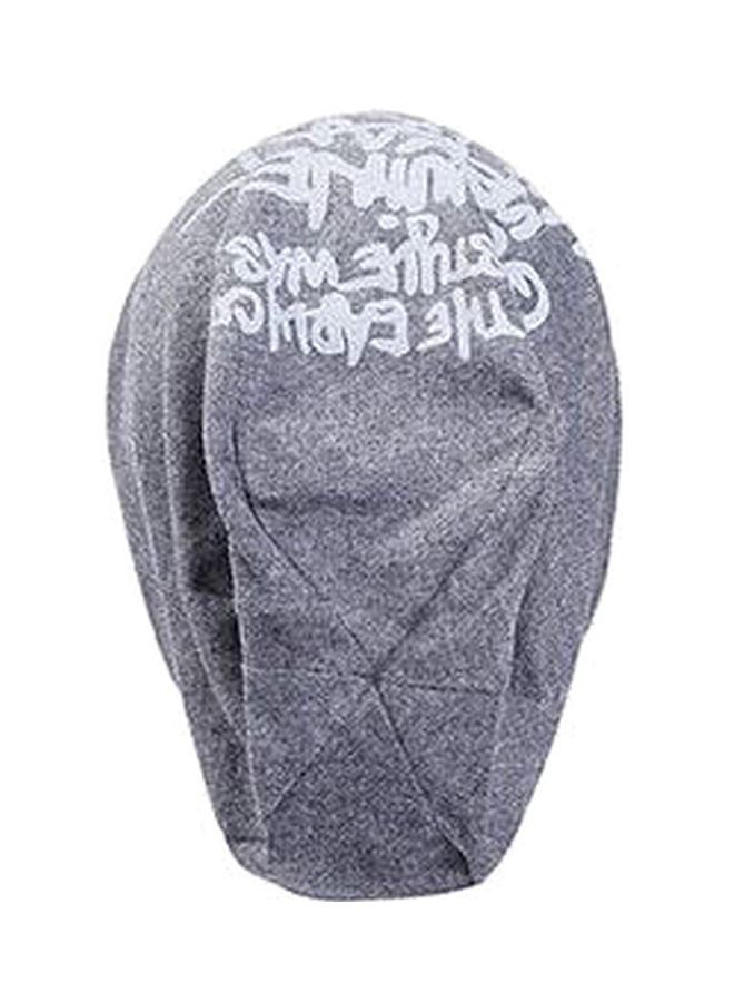Cotton Beanie Cap Grey  - Image 2