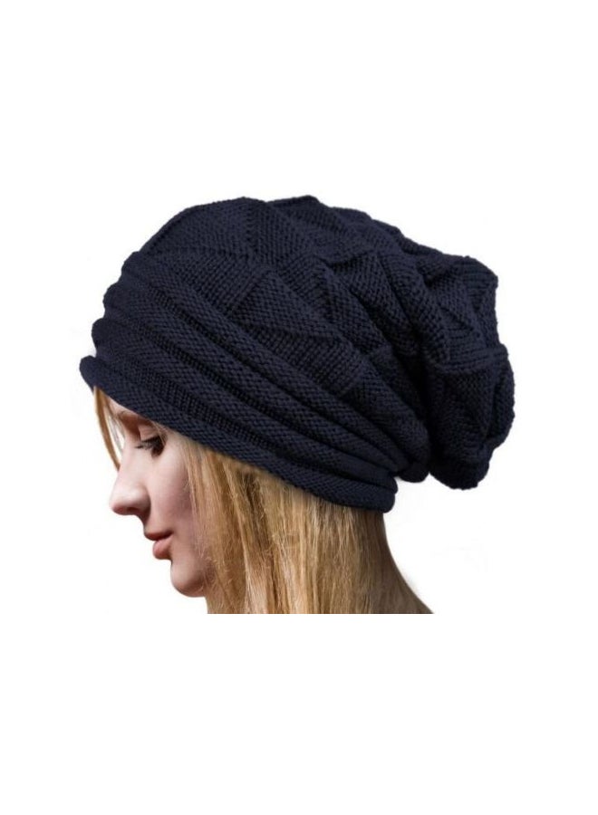 Generic - Wool Beanie Cap Navy Blue - Image 1