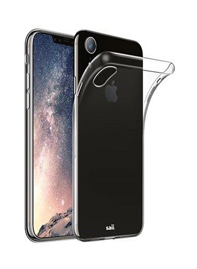 غطاء حماية خلفي ناعم ورفيع من السيليكون لهاتف أبل آيفون XR شفاف - Image 1