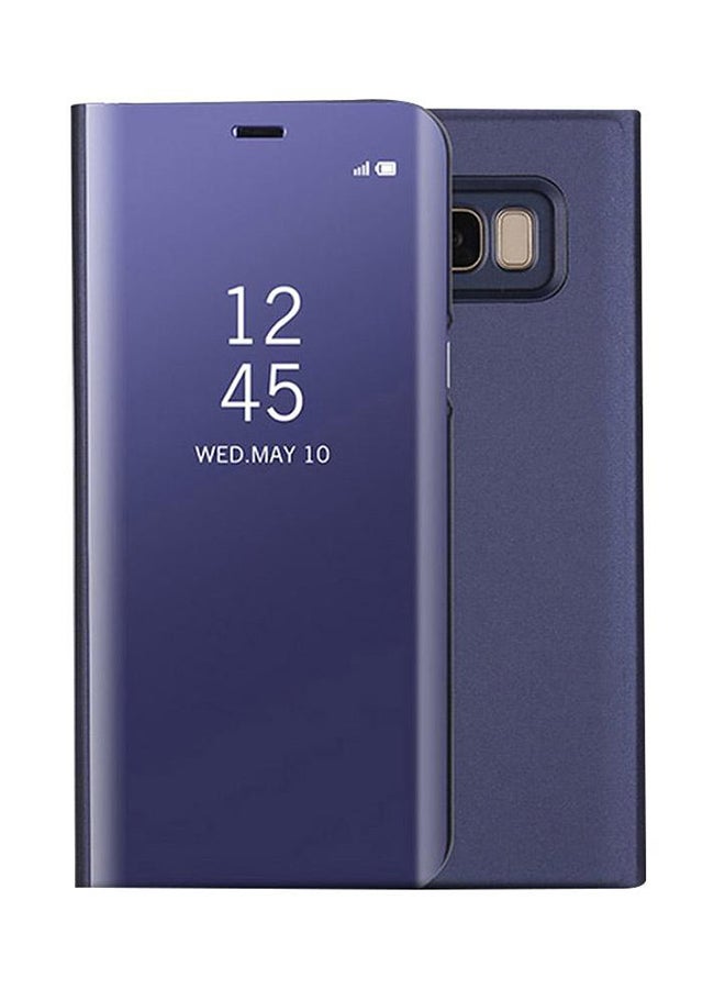 Clear View Stand Flip Case Cover For Samsung Galaxy Note 8 Purple - Image 3