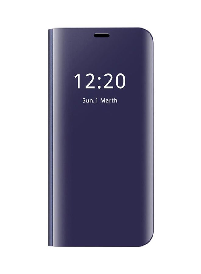 Clear View Stand Flip Case Cover For Samsung Galaxy Note 8 Purple - Image 1