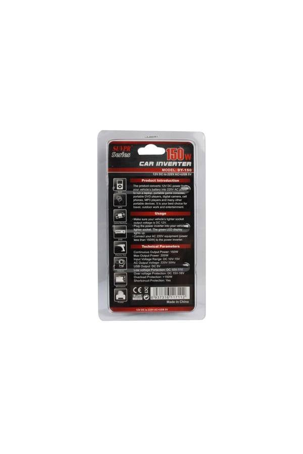 Power Adapter For 12V Dc To 220V Ac Usb 5V Car Power Inverter  - Image 4