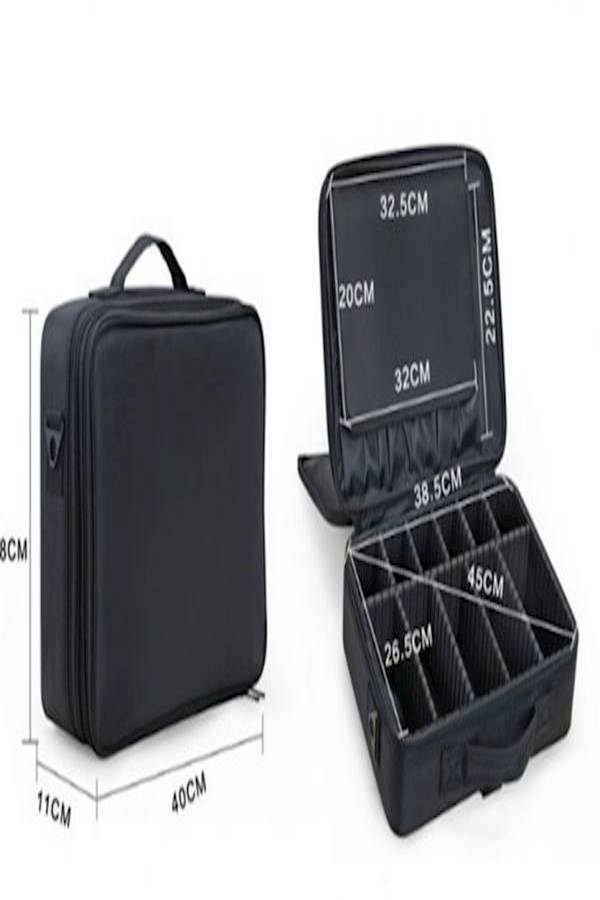 Makeup Bag Organizer Black - Image 3