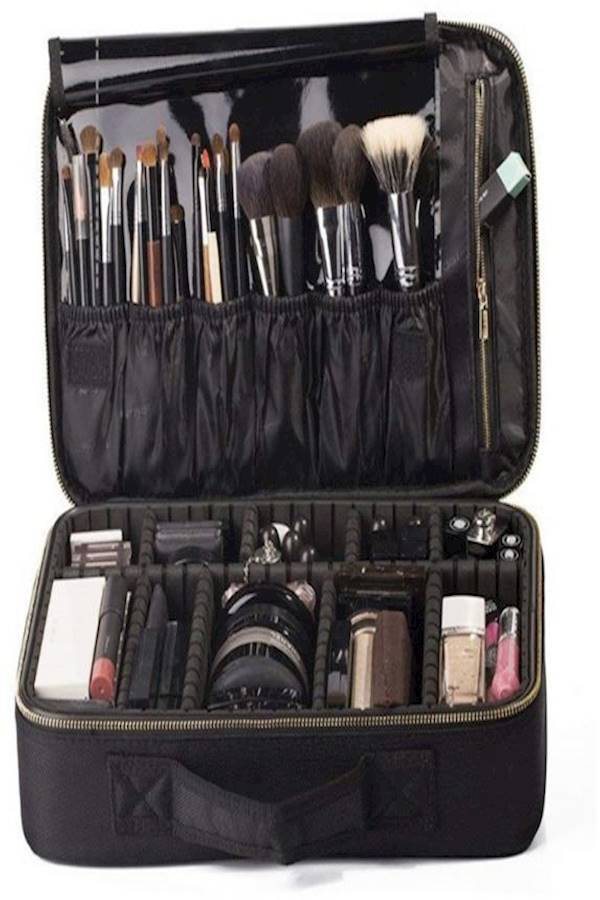 Makeup Bag Organizer Black - Image 1