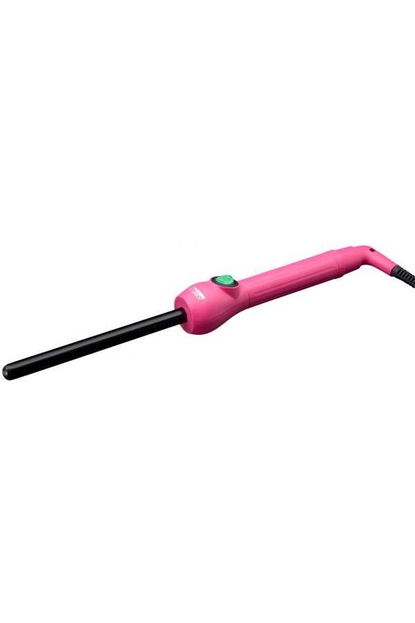 JOSE EBER Electric Thin Wand Hair Curler Iron Rod Pink/Black 