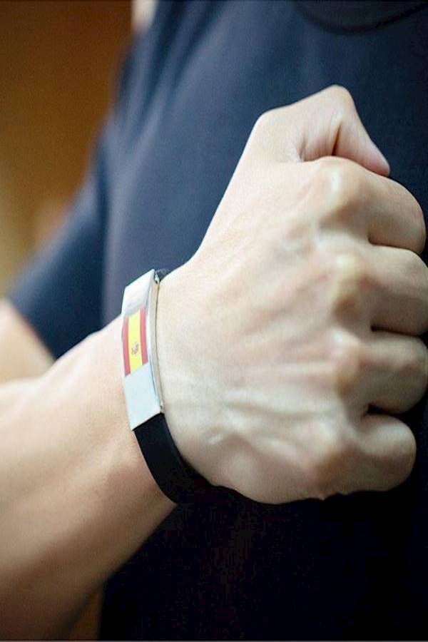 Zitrok Silicone Spain Flag Printed Bracelet - Image 3