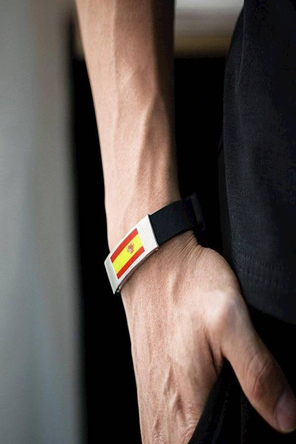 Zitrok Silicone Spain Flag Printed Bracelet - Image 4