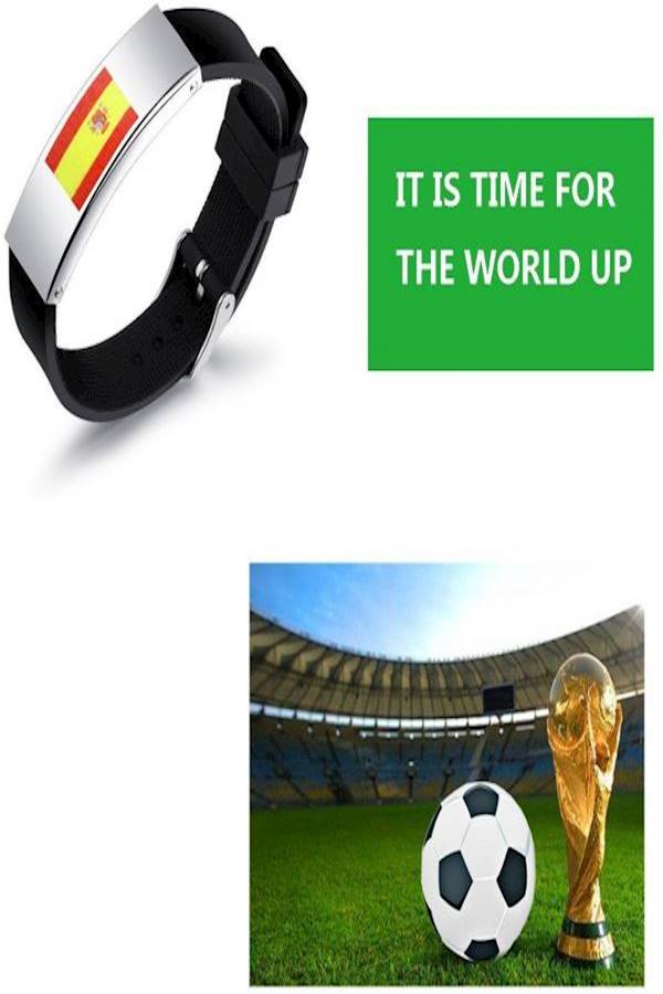 Zitrok Silicone Spain Flag Printed Bracelet - Image 5