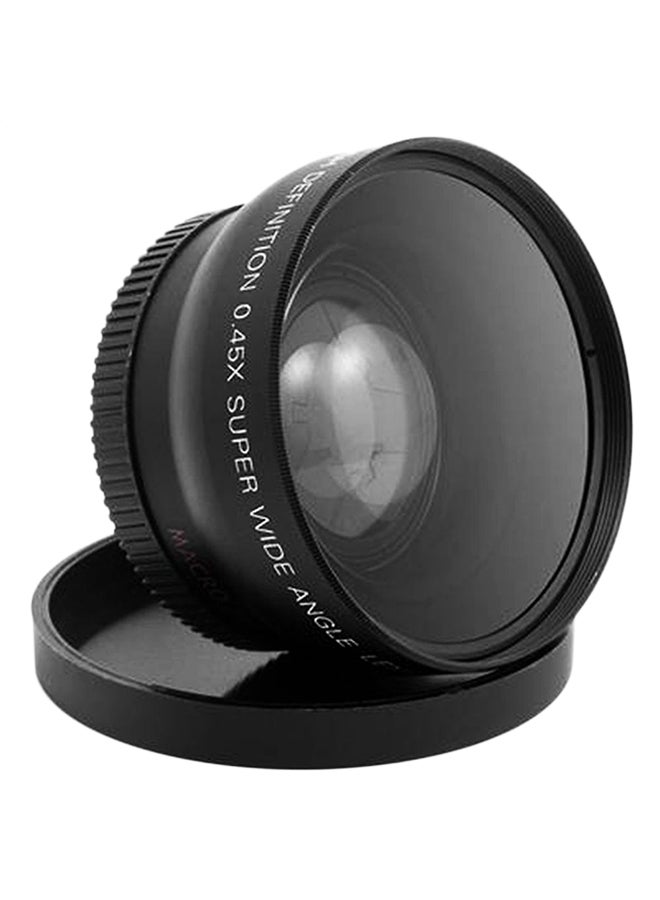 Generic 52MM 0.45x Fisheye Wide Angle Macro Lens For Nikon Black  - Image 1