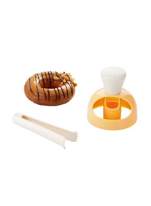 Donut Hand Pressed Baking Cake Mould Multicolour 11x9x9cm