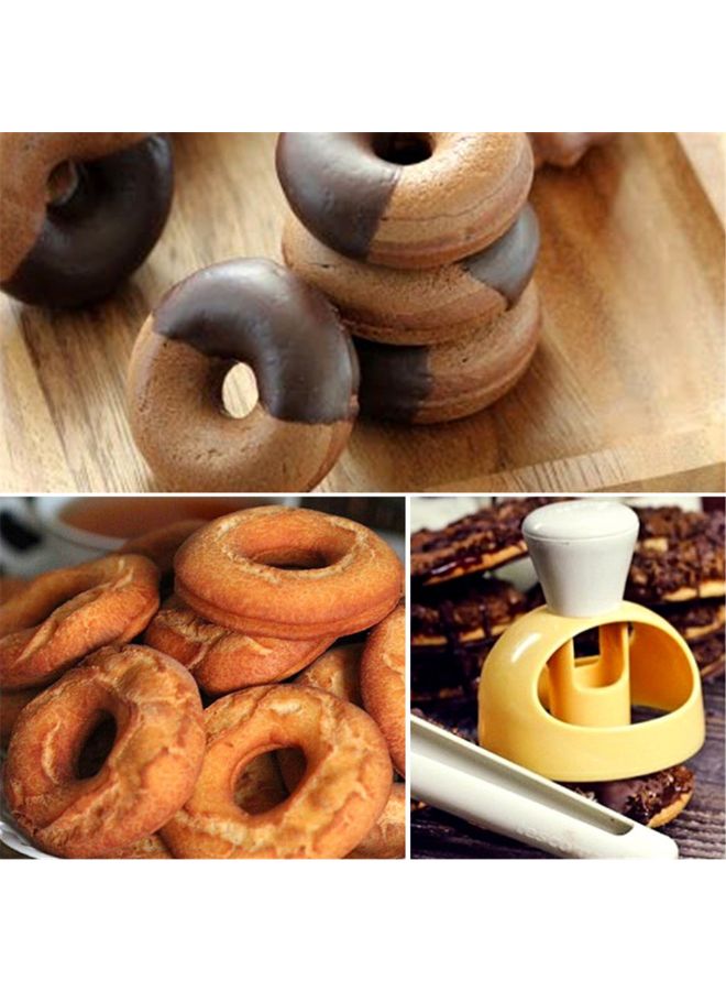 Donut Hand Pressed Baking Cake Mould Multicolour 11x9x9cm