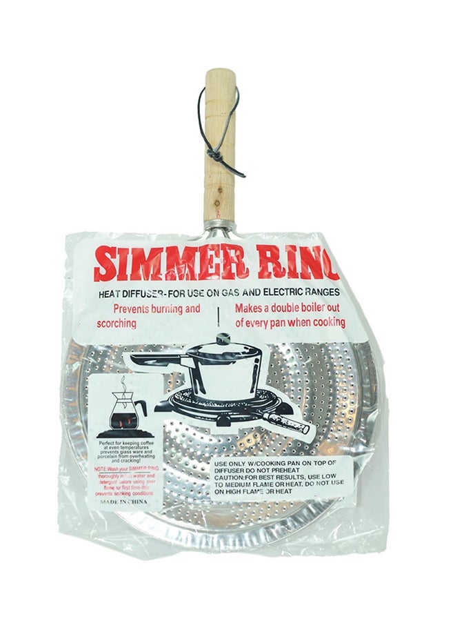 Generic Simmer Ring Heat Diffuser Silver 33cm  - Image 3