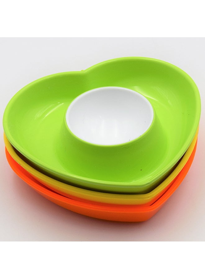 Stillo 3-Piece Egg Bowl Green/Yellow/Orange 4inch - Image 2